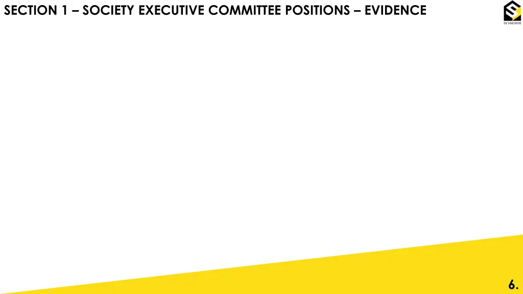 section 1 society executive committee positions 1