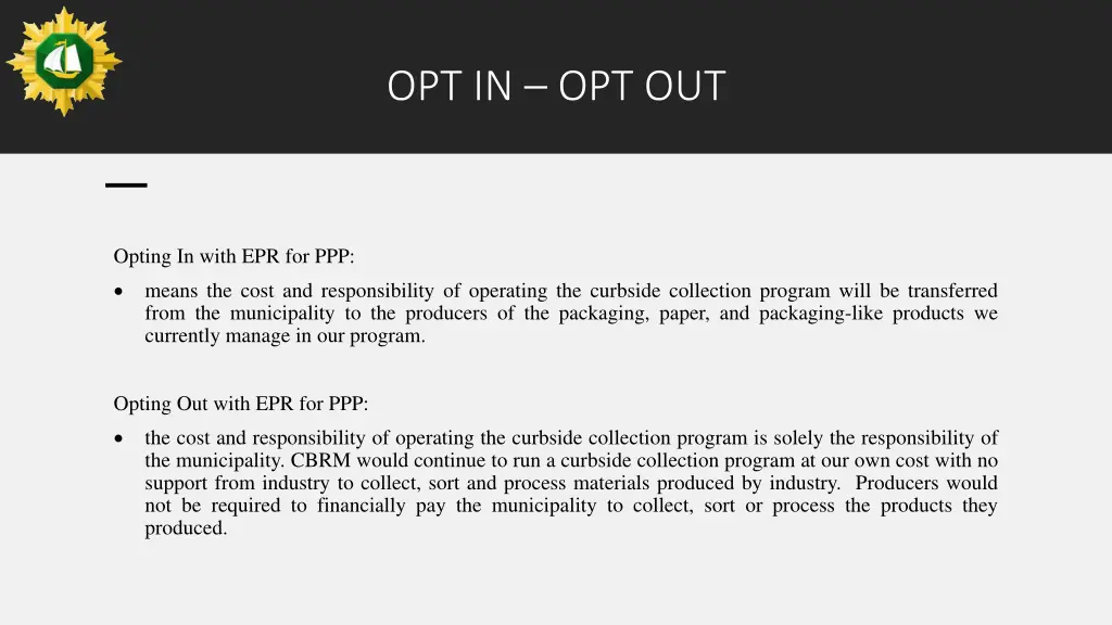 opt in opt out