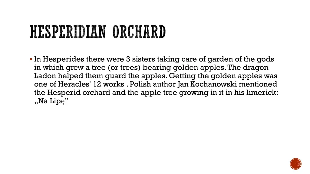 hesperidian orchard