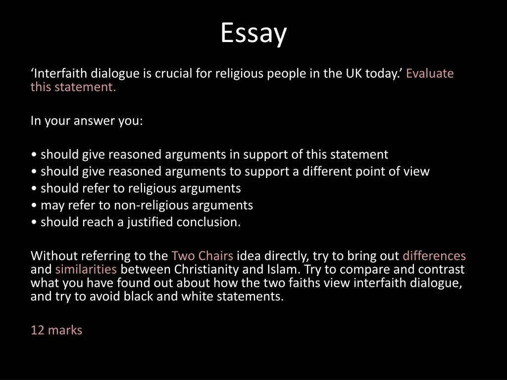 essay