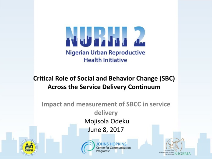 critical role of social and behavior change