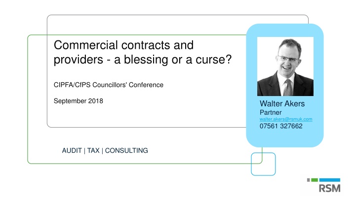 commercial contracts and providers a blessing
