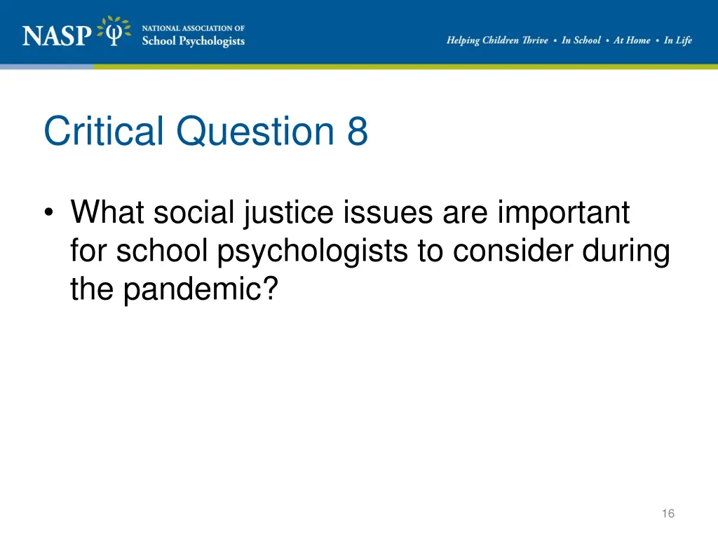 critical question 8