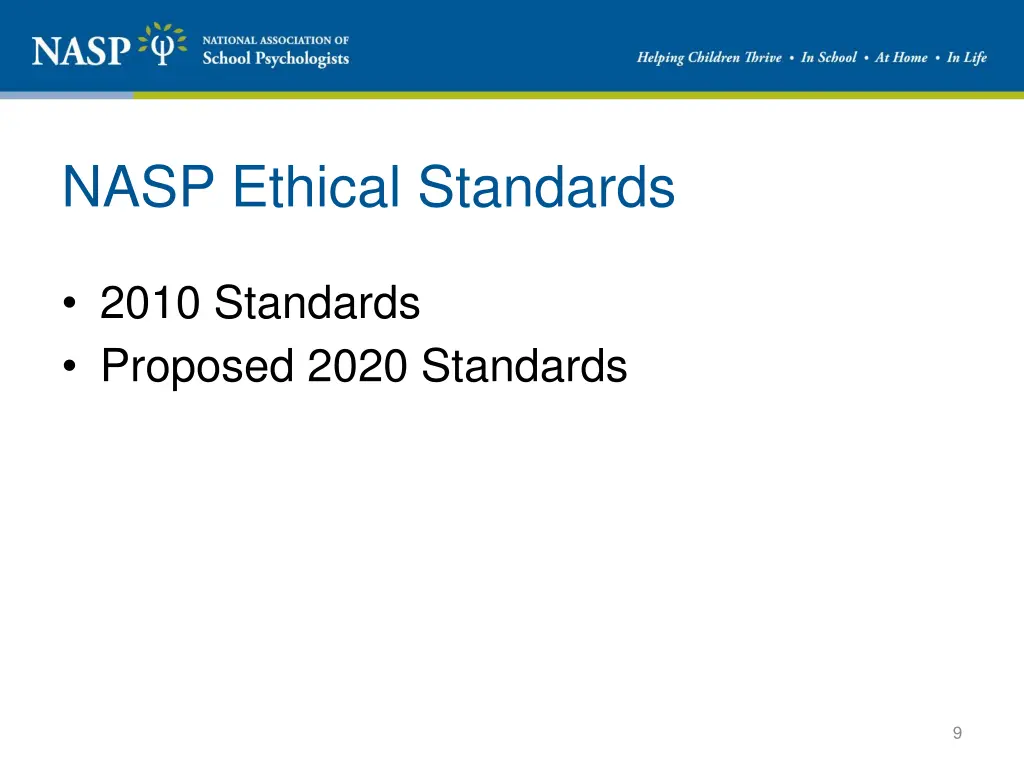 nasp ethical standards