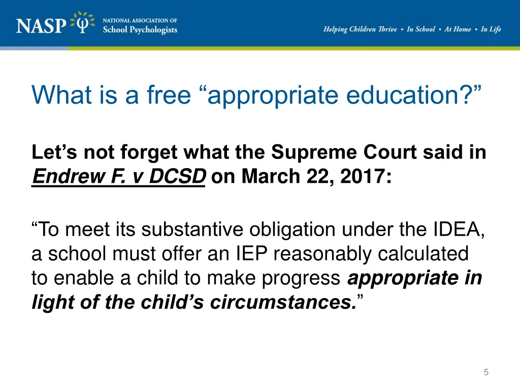 what is a free appropriate education