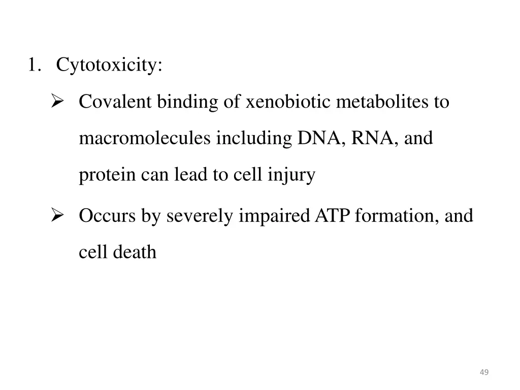 1 cytotoxicity