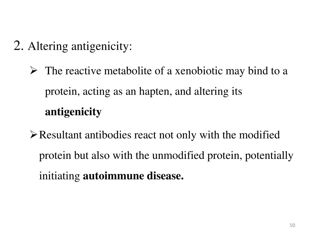 2 altering antigenicity