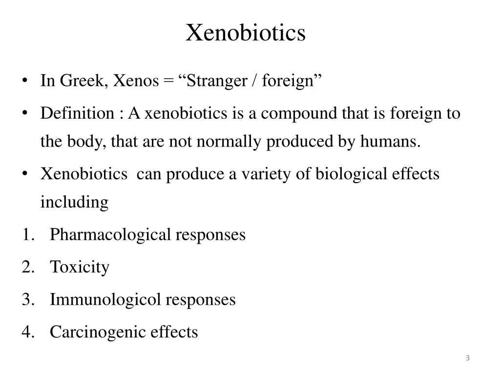 xenobiotics 1