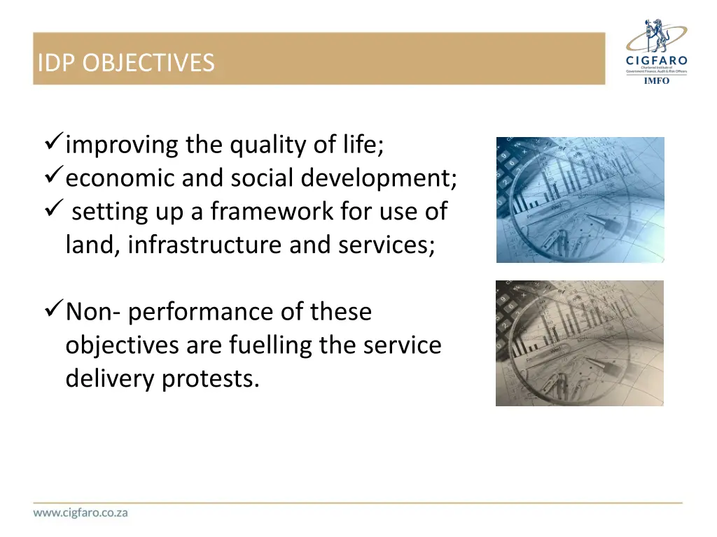 idp objectives