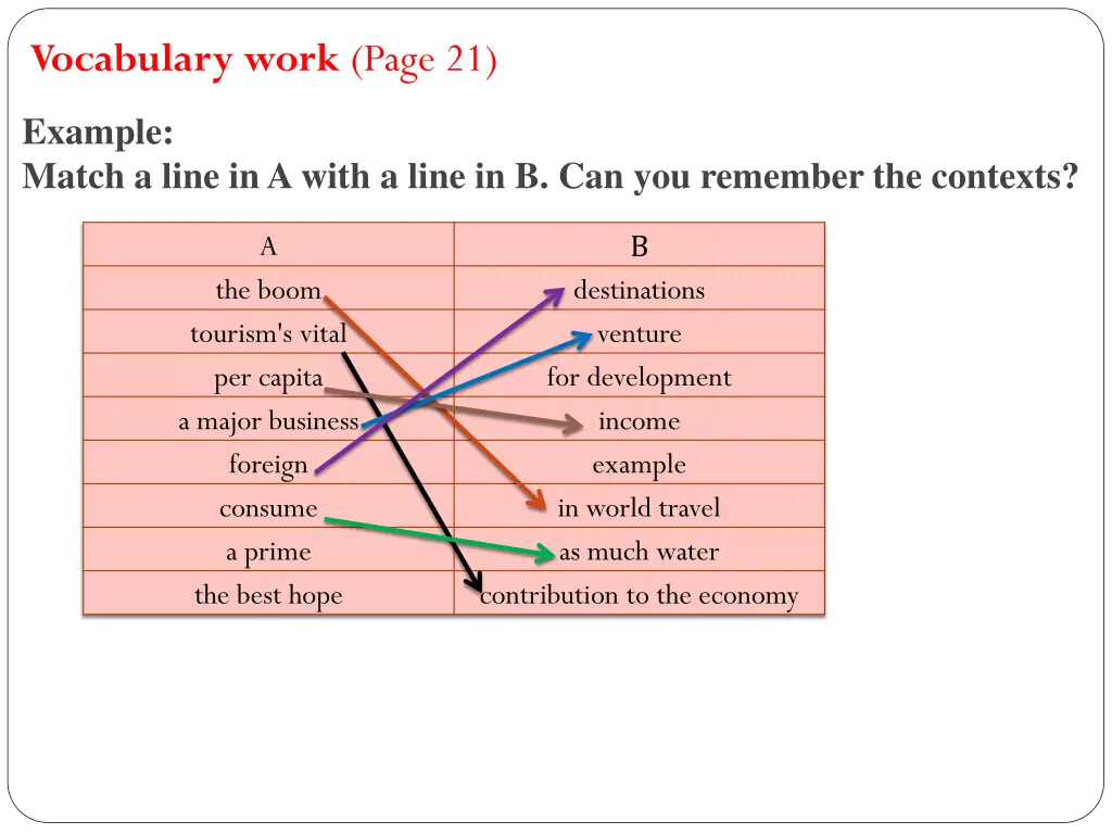 vocabulary work page 21 6