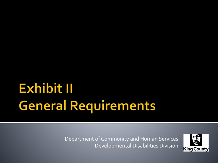 department of community and human services