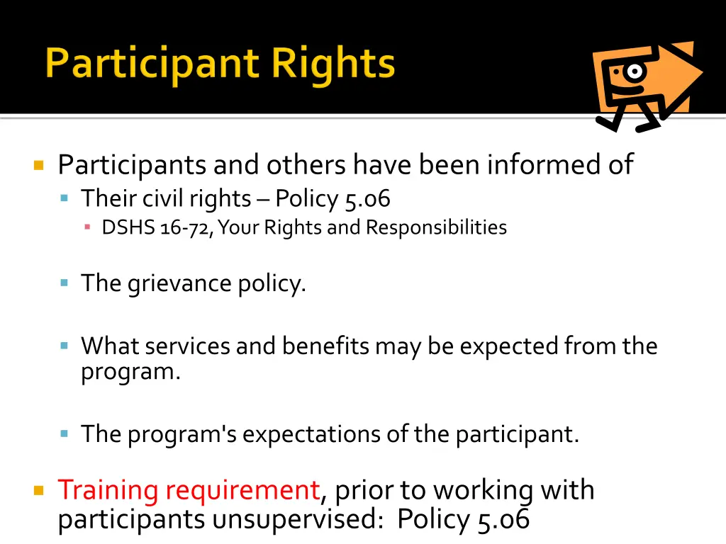 participants and others have been informed