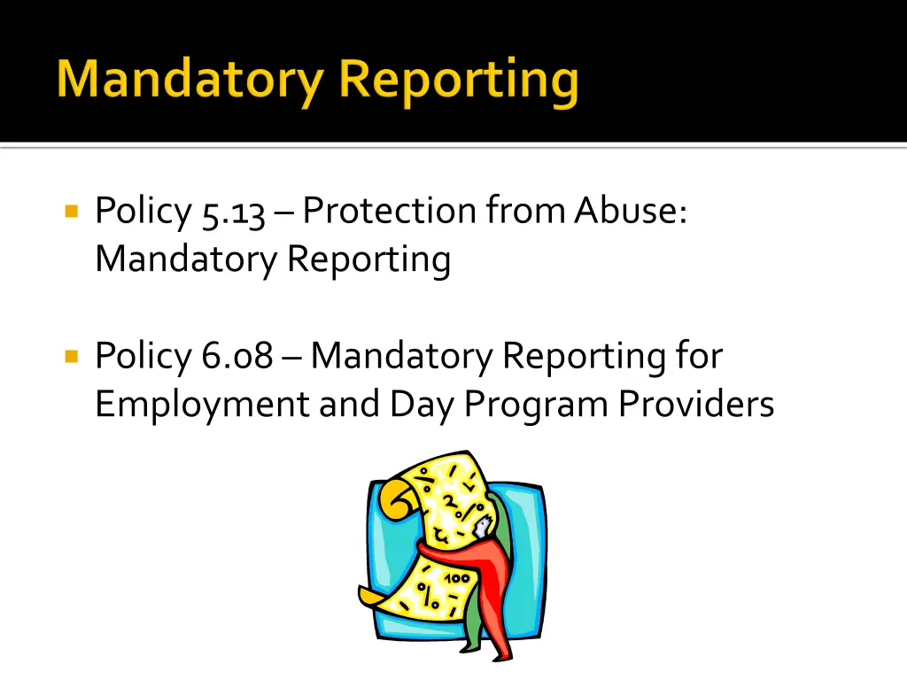policy 5 13 protection from abuse mandatory