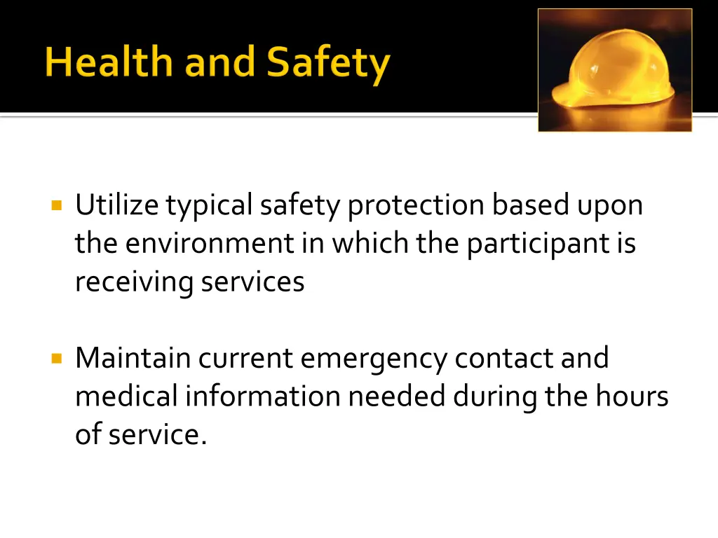 utilize typical safety protection based upon