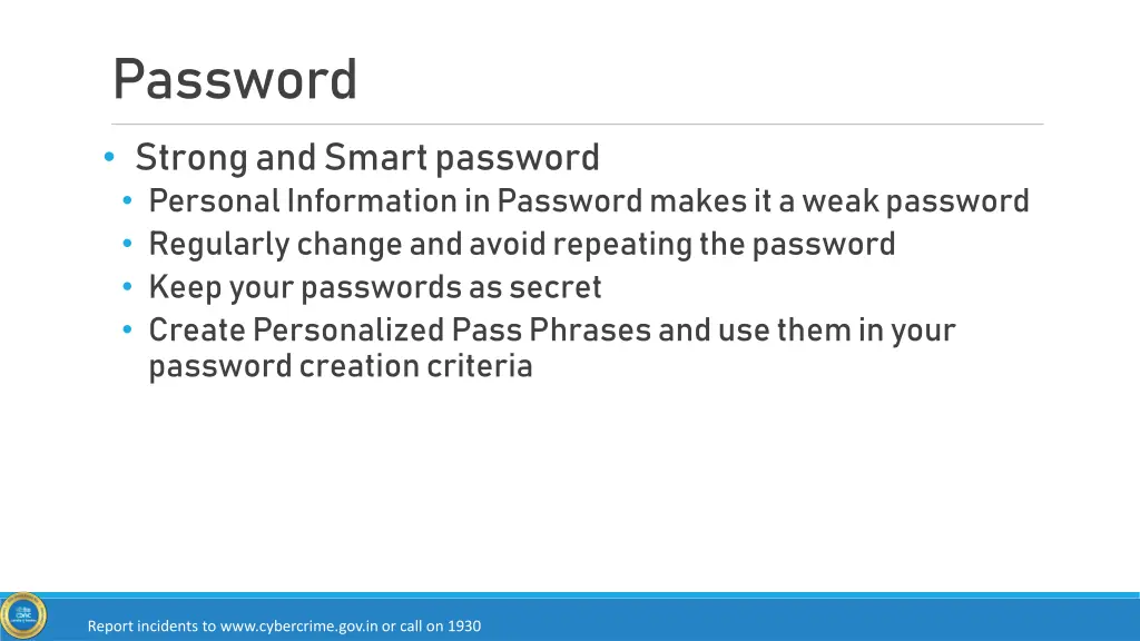 password