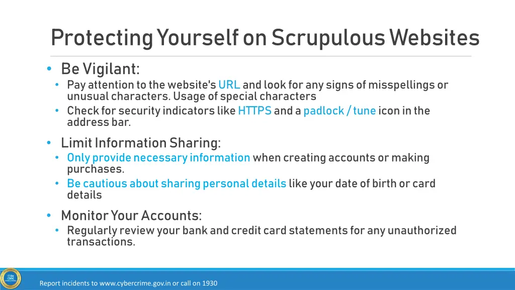 protecting yourself on scrupulous websites
