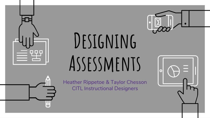 designing assessments heather rippetoe taylor
