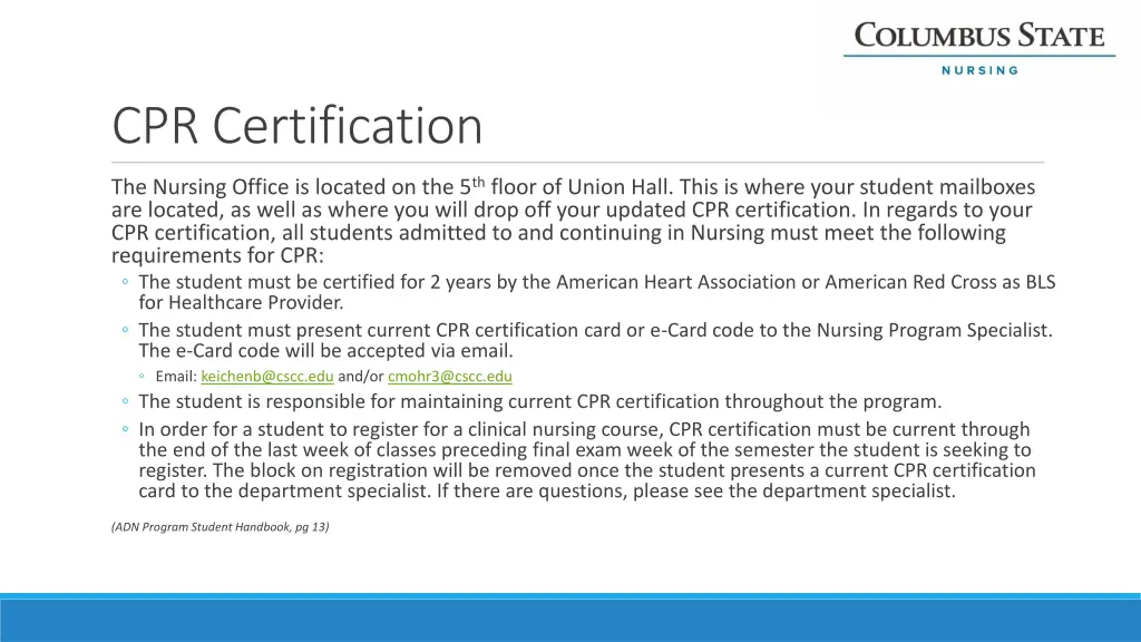 cpr certification