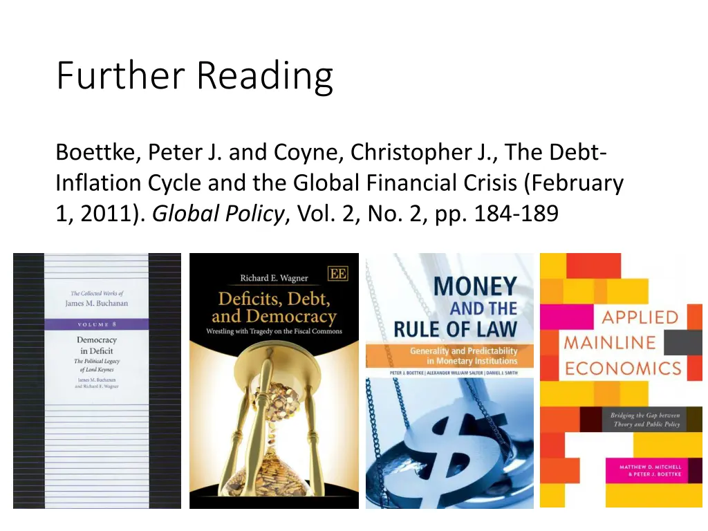 further reading