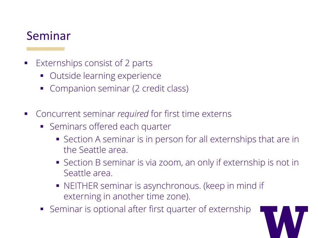 seminar