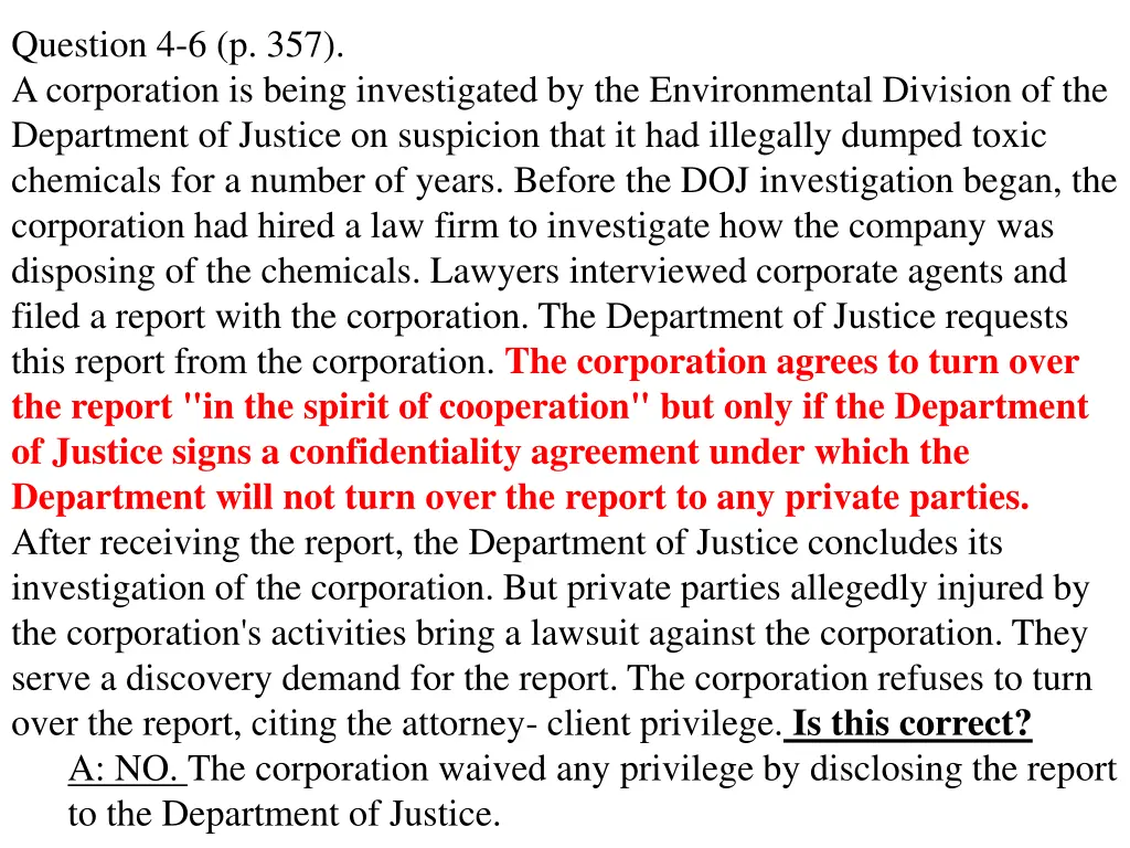 question 4 6 p 357 a corporation is being
