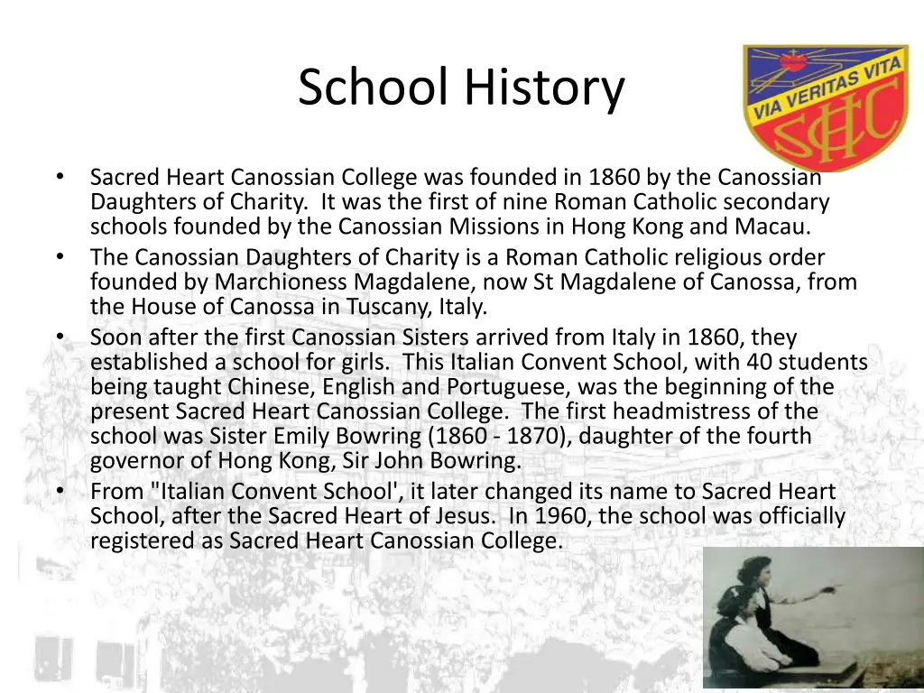 school history