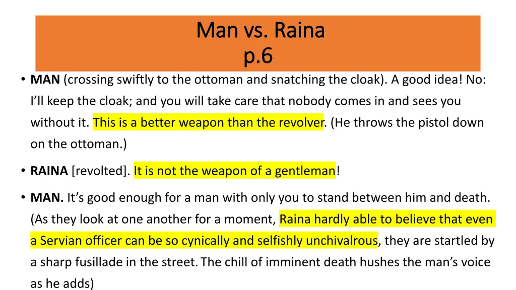 man vs man vs raina p 6 p 6