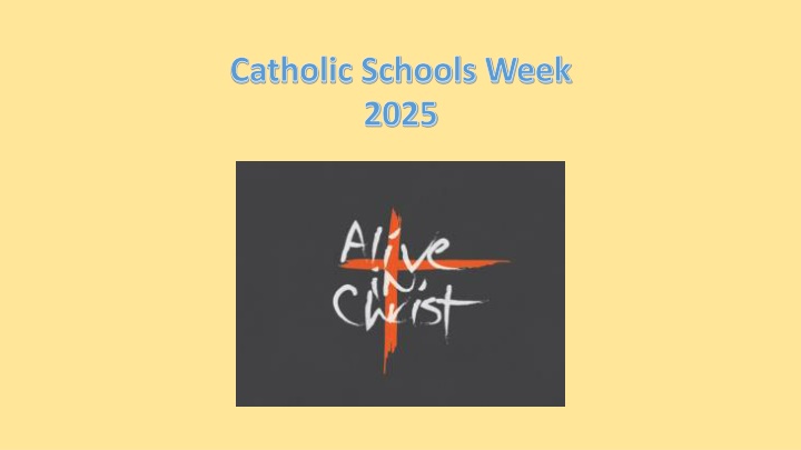catholic schools week 2025