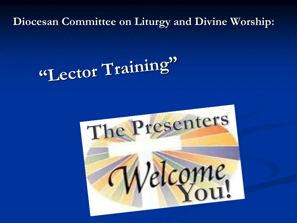 diocesan committee on liturgy and divine worship