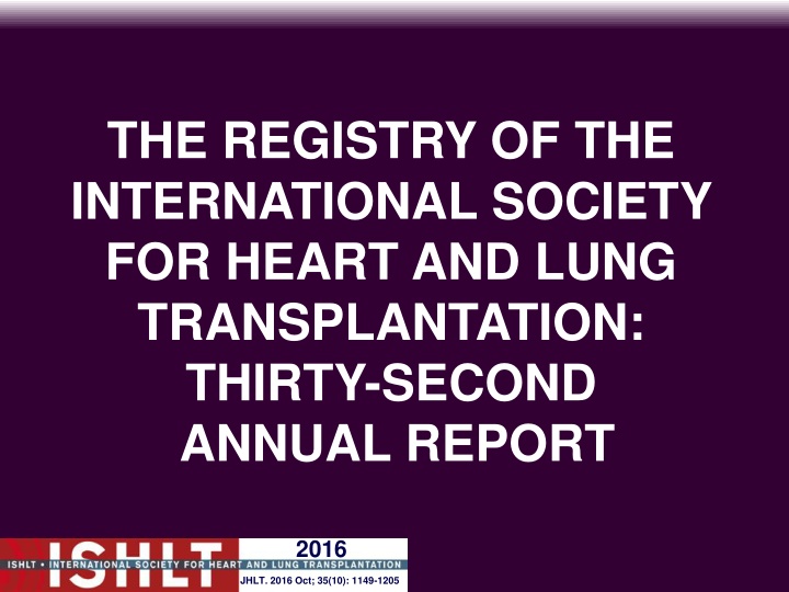 the registry of the international society