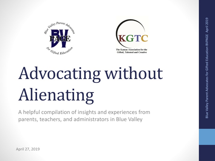 blue valley parent advocates for gifted education