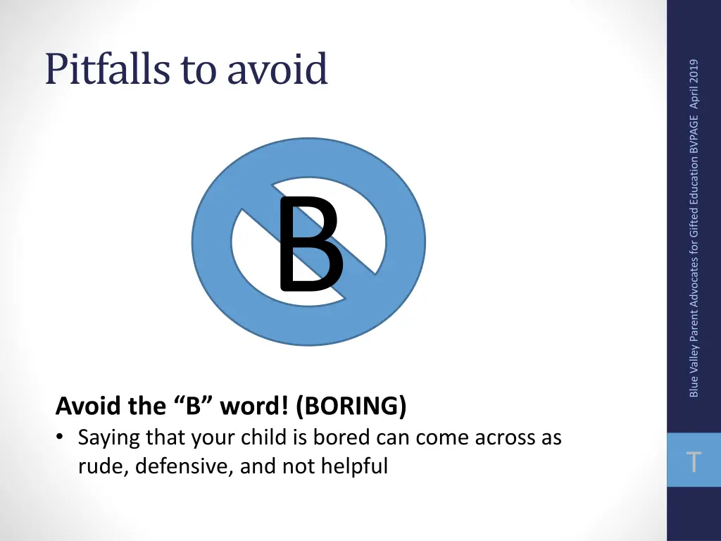 pitfalls to avoid