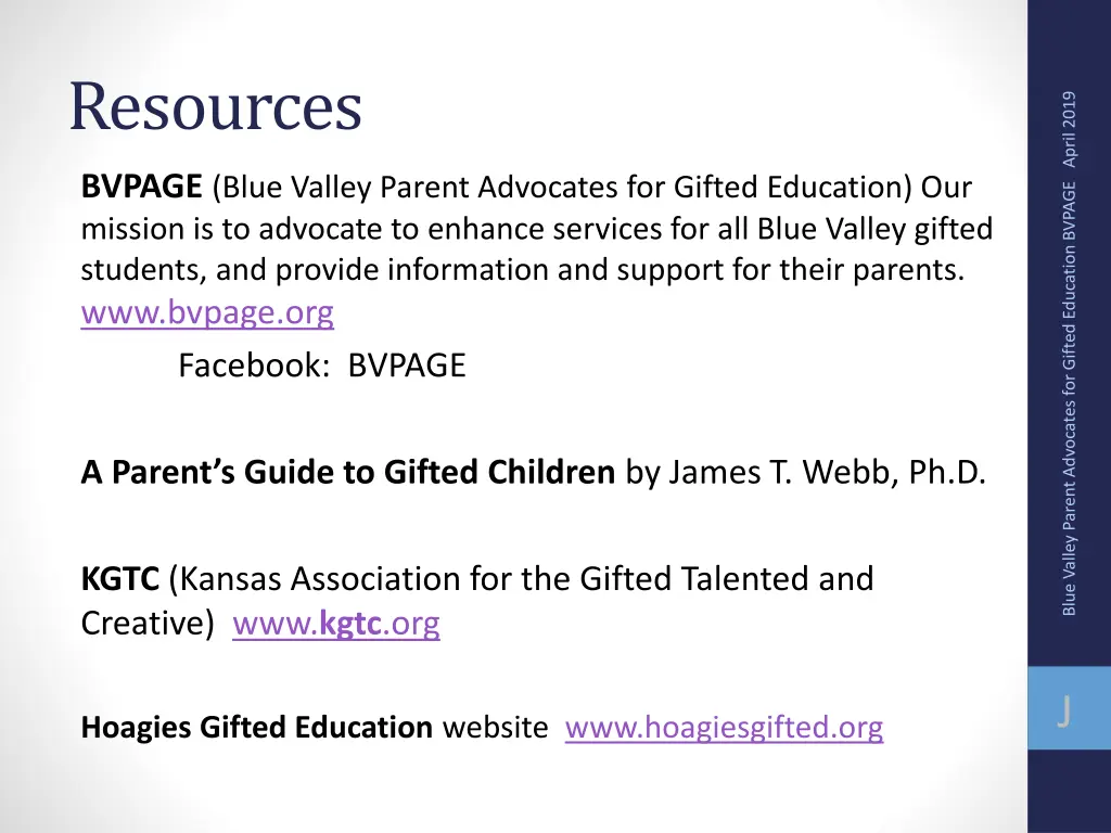 resources