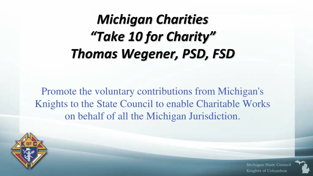 michigan charities take 10 for charity thomas