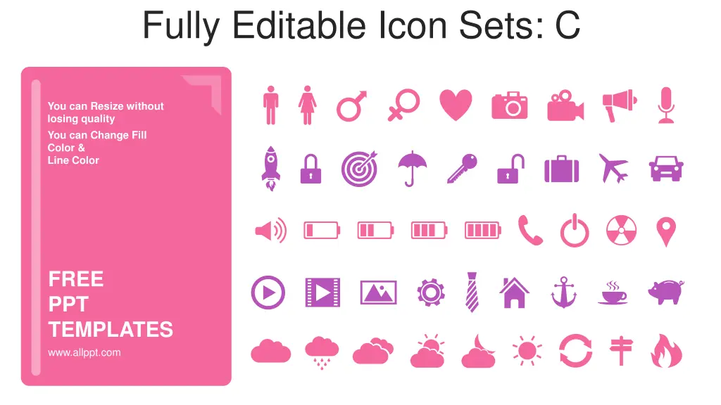 fully editable icon sets c