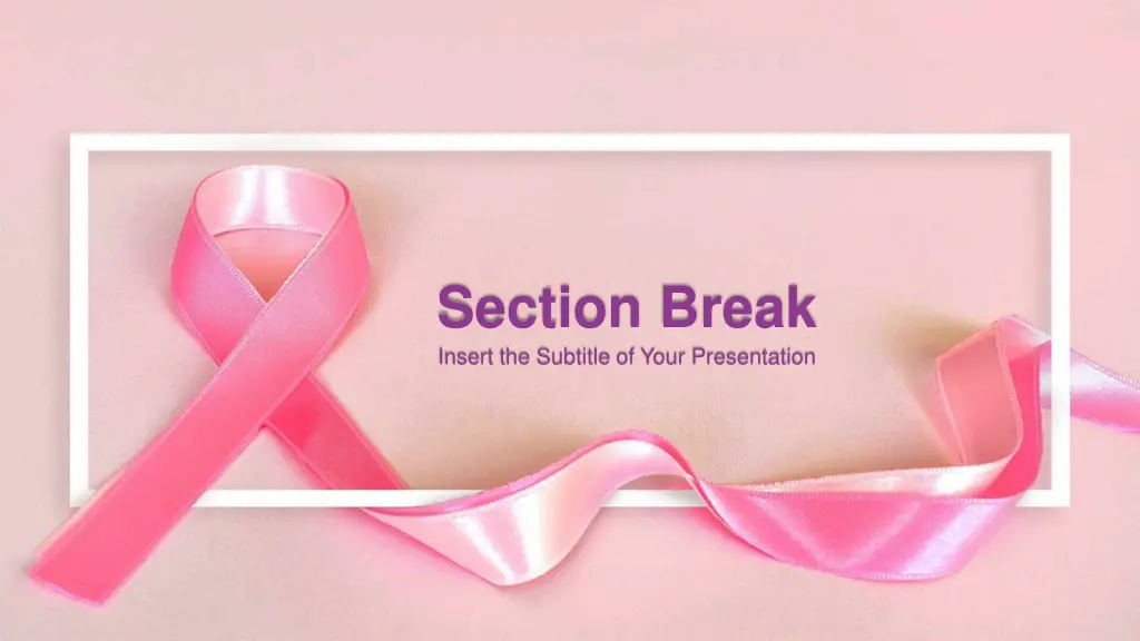 section break insert the subtitle of your