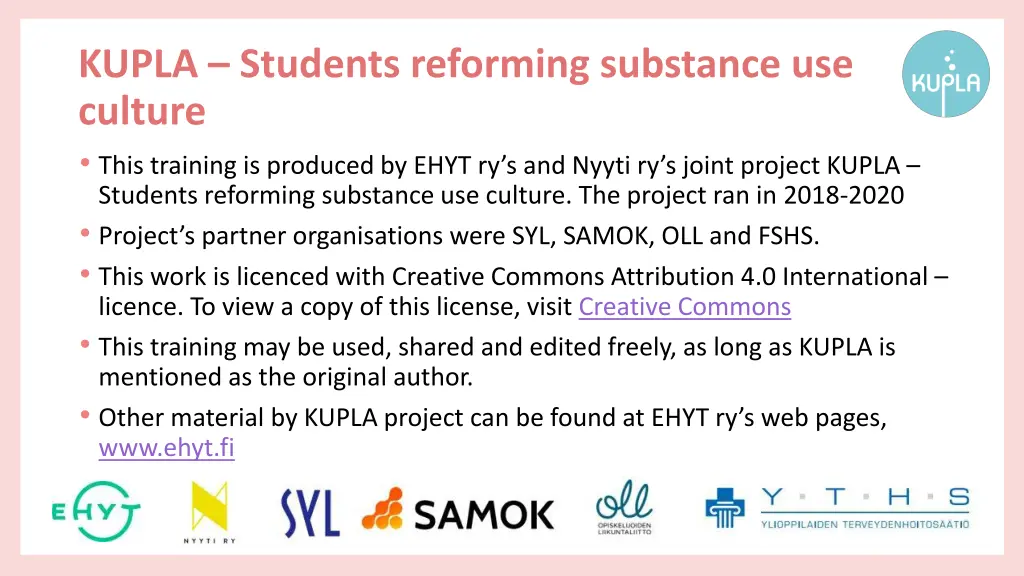 kupla students reforming substance use culture