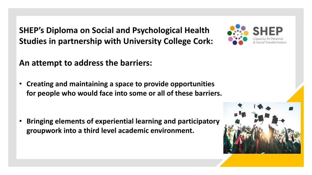 shep s diploma on social and psychological health