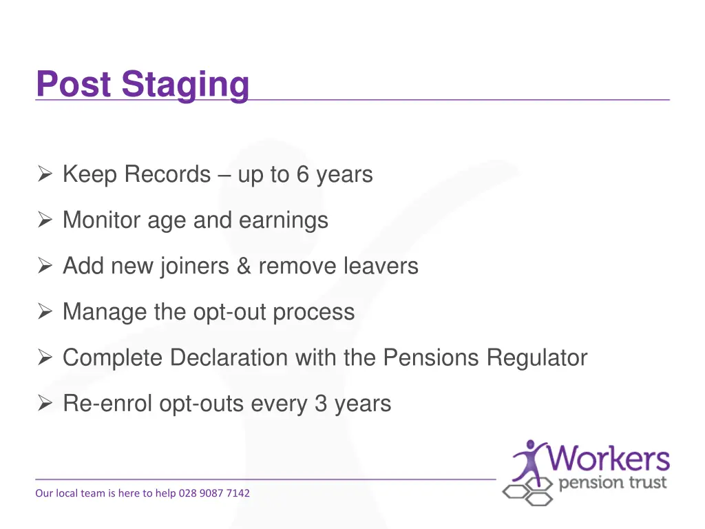 post staging