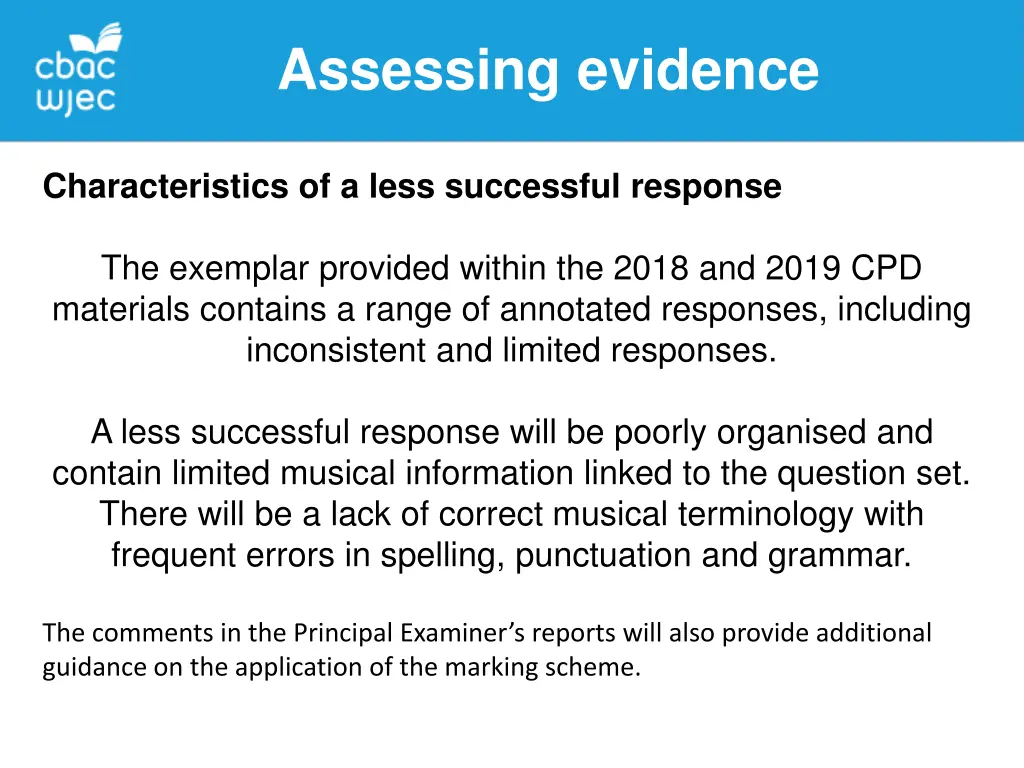 assessing evidence 9