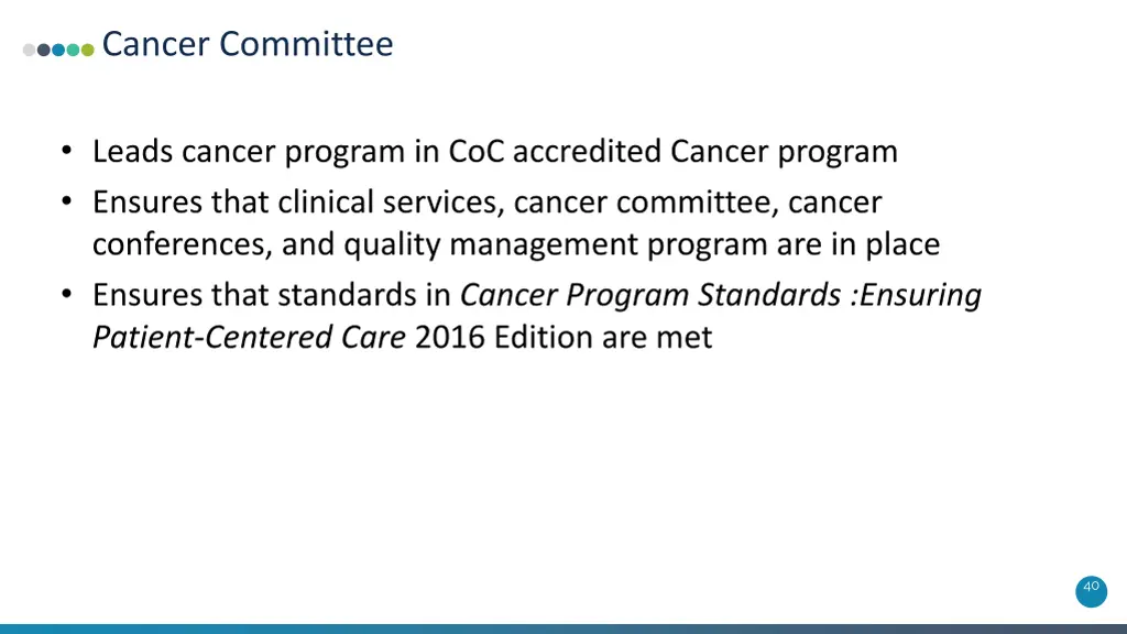 cancer committee