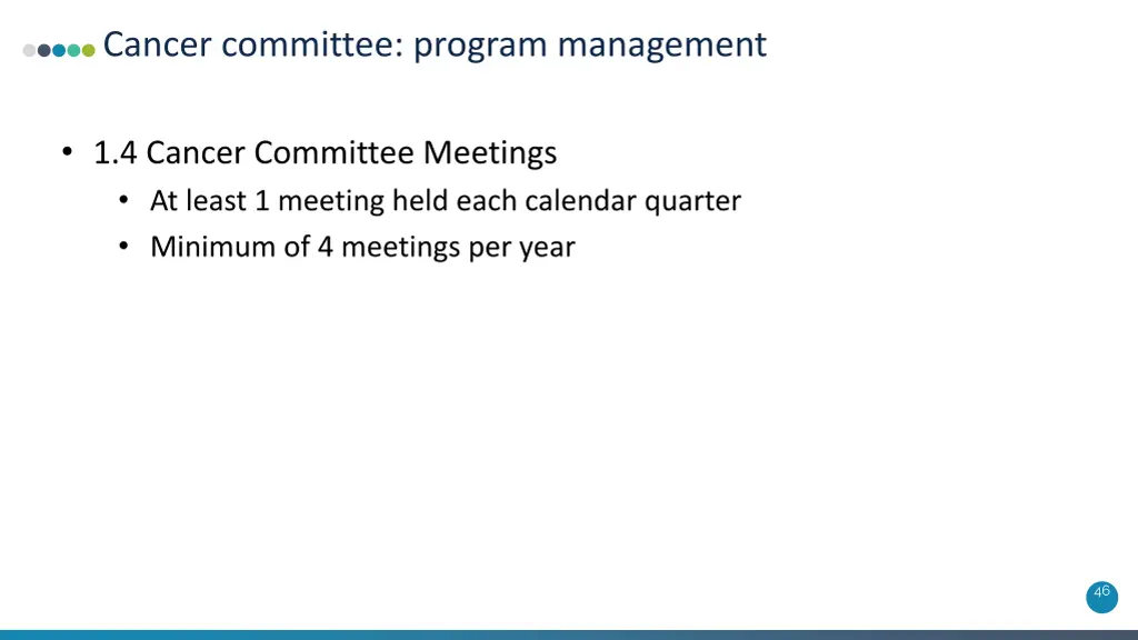 cancer committee program management 4