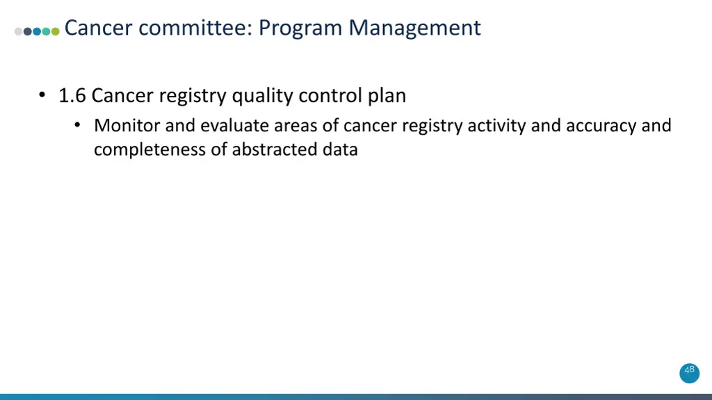 cancer committee program management 6