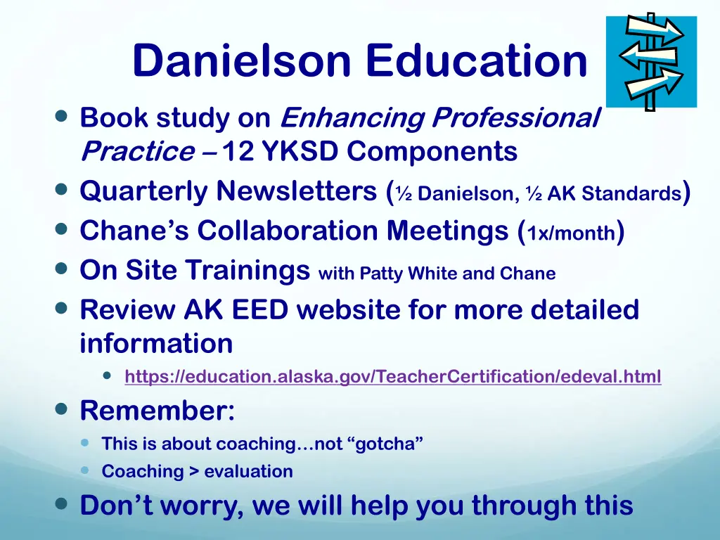 danielson education book study on enhancing