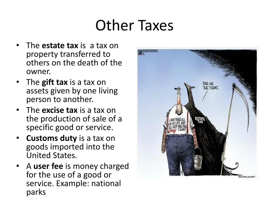other taxes