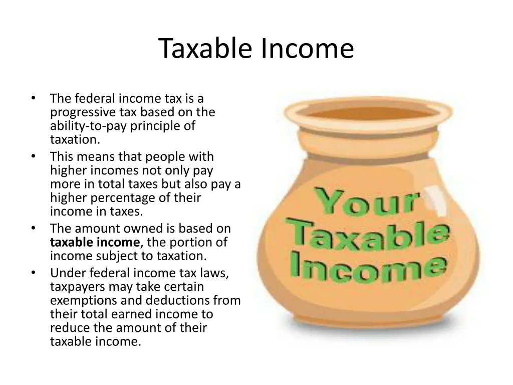 taxable income
