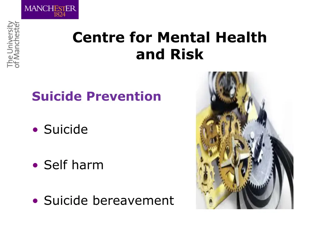 centre for mental health and risk