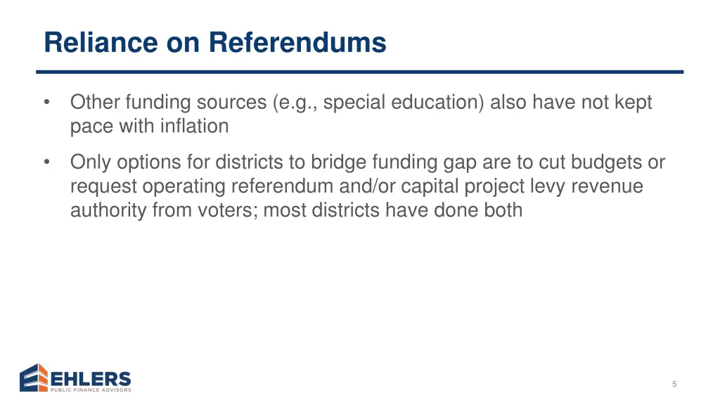 reliance on referendums 1