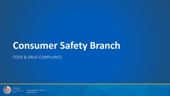 consumer safety branch