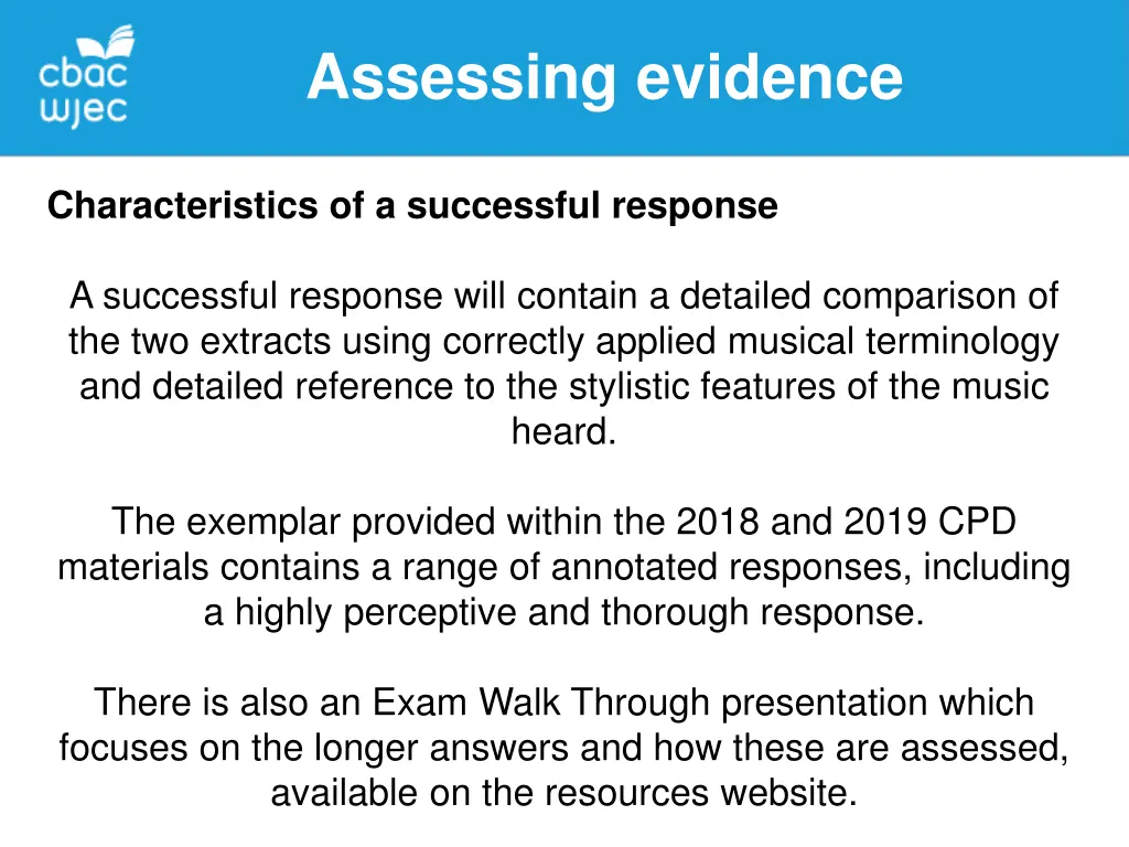 assessing evidence 8